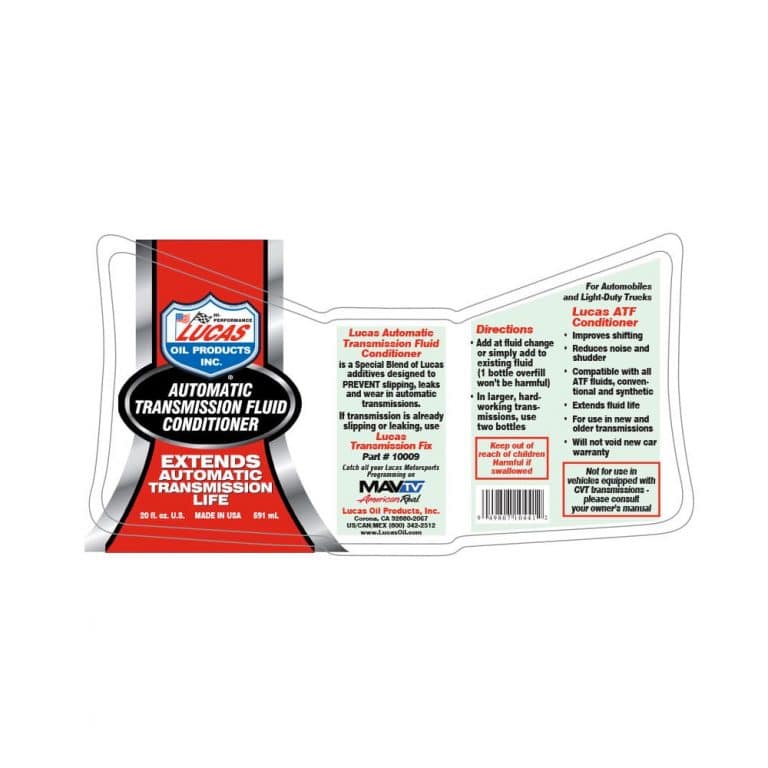 10441 Automatic Transmission Fluid Conditioner - Lucas Oil - TOMAD ...